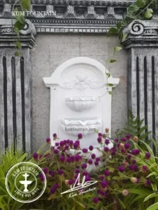 phù điêu xi măng mặt tiền