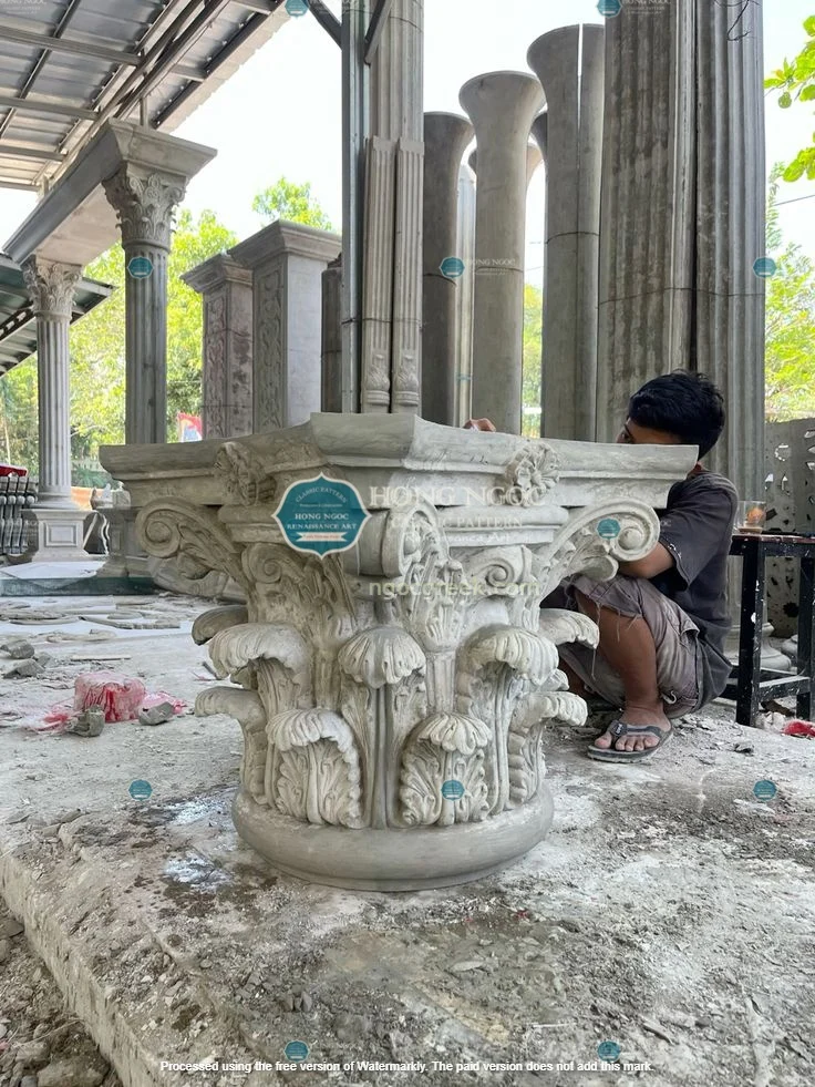 hướng dẫn tự đúc phù điêu xi măng không cần thợ