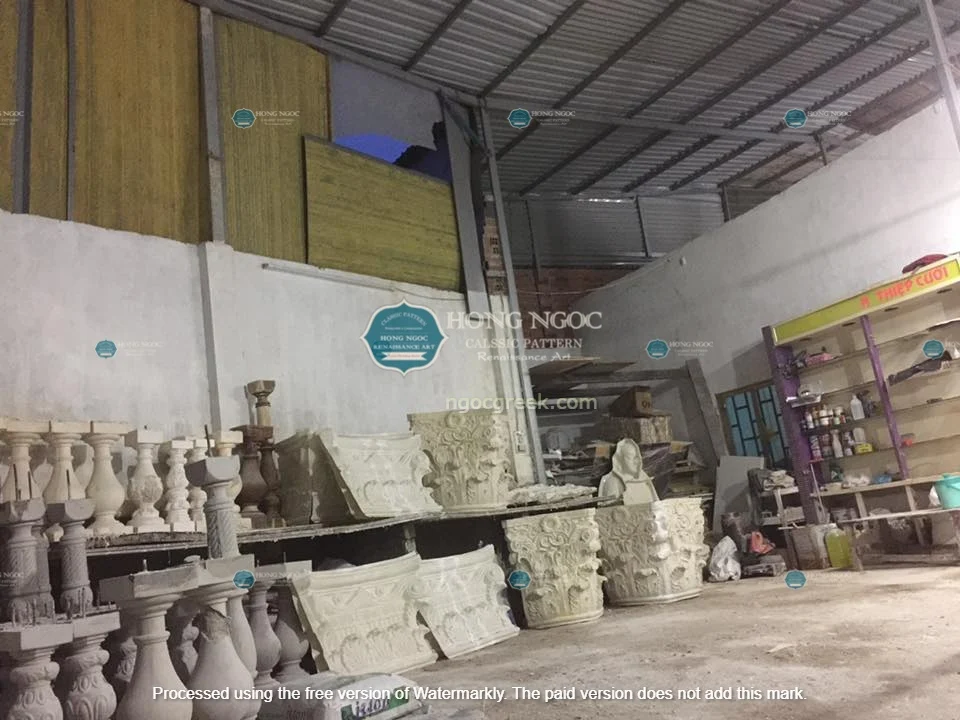 xưởng đắp phù điêu xi măng chất lượng cao