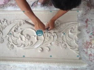 dịch vụ đắp phù điêu xi măng tại nhà