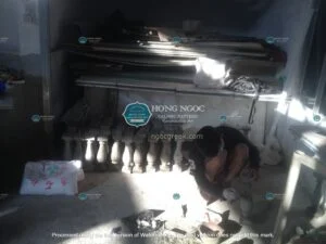 xưởng đắp tranh xi măng đắp nổi nghệ thuật