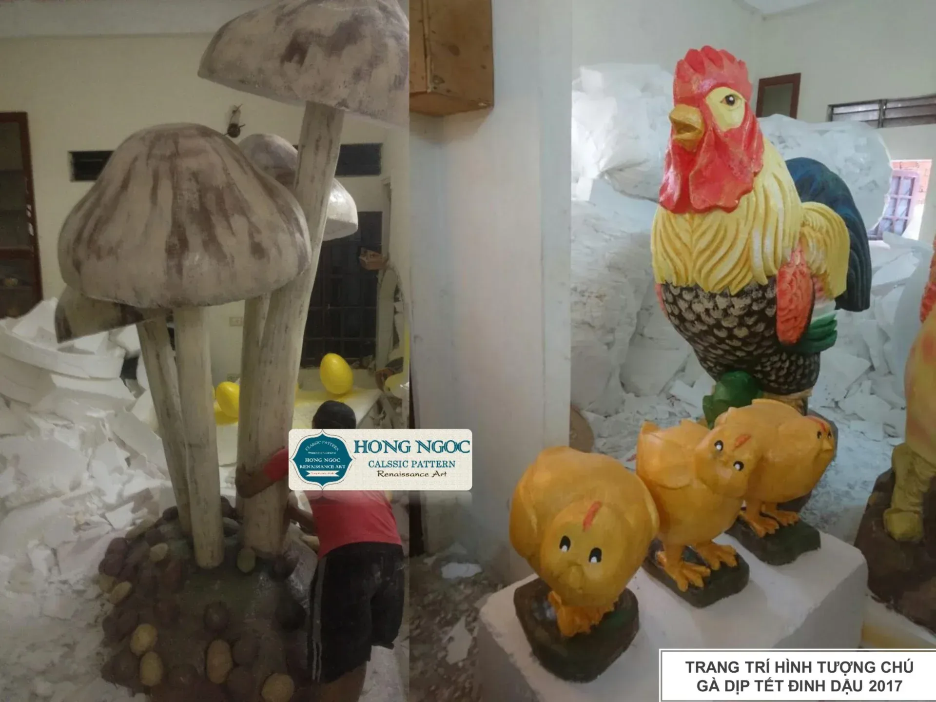 cách đắp hoa văn xi măng nhanh và đều