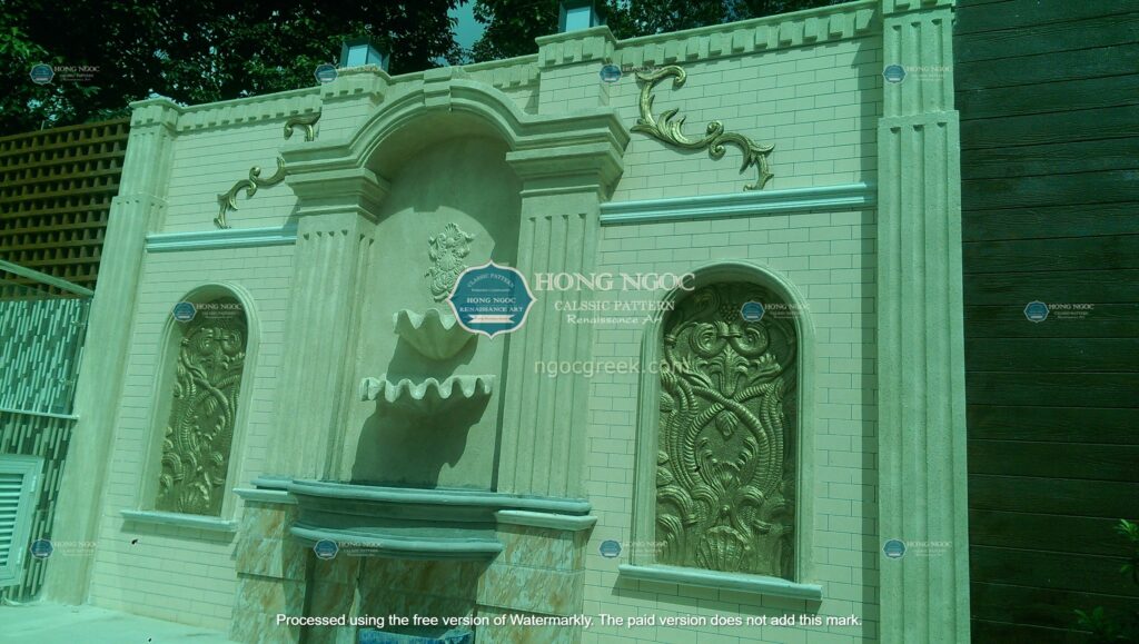 giá phù điêu xi măng sản xuất công nghiệp