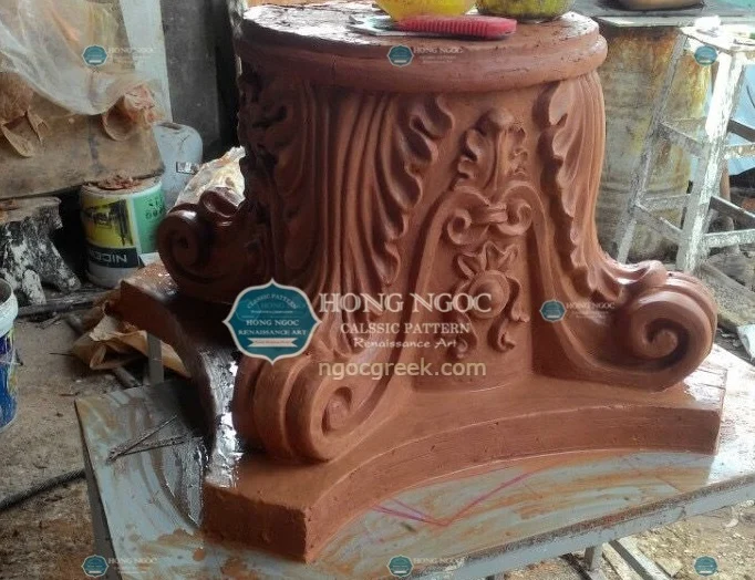 khuôn phù điêu xi măng dạng panel