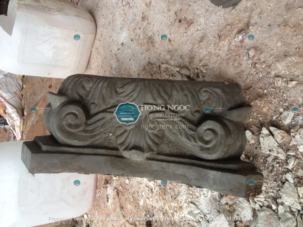 khuôn đắp xi măng hoa văn cổ