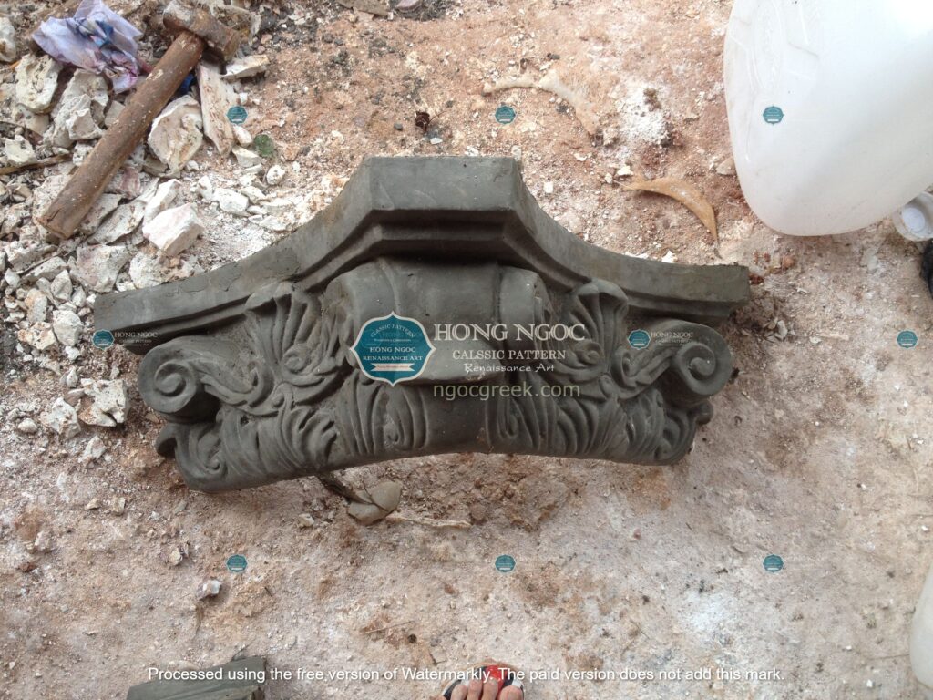 chi phí làm phù điêu xi măng mặt tiền nhà phố