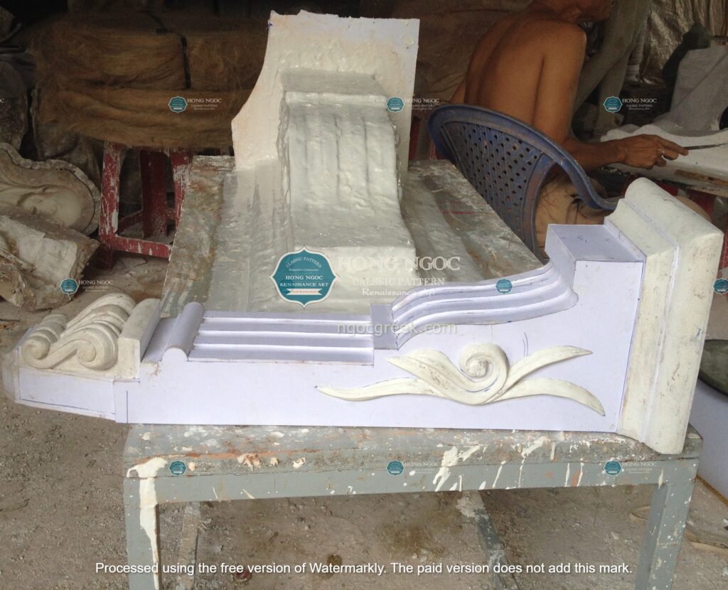 giá phù điêu xi măng đặt theo yêu cầu