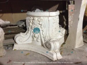 phù điêu xi măng trang trí showroom