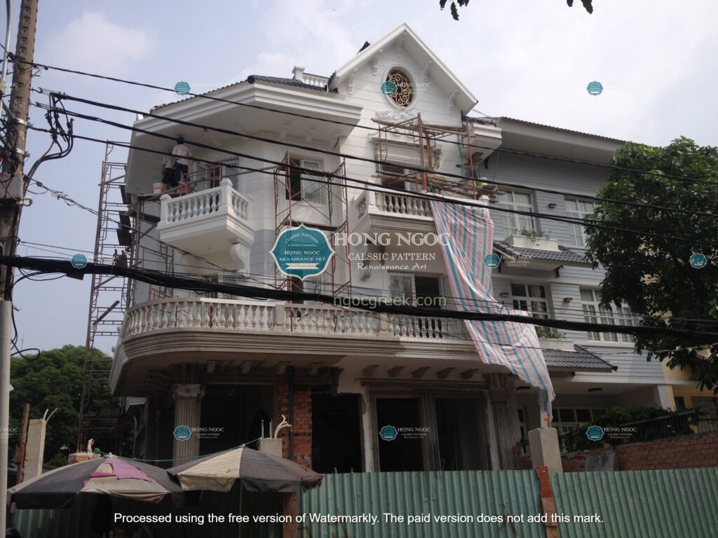 giá phù điêu xi măng trang trí quán cafe sân vườn