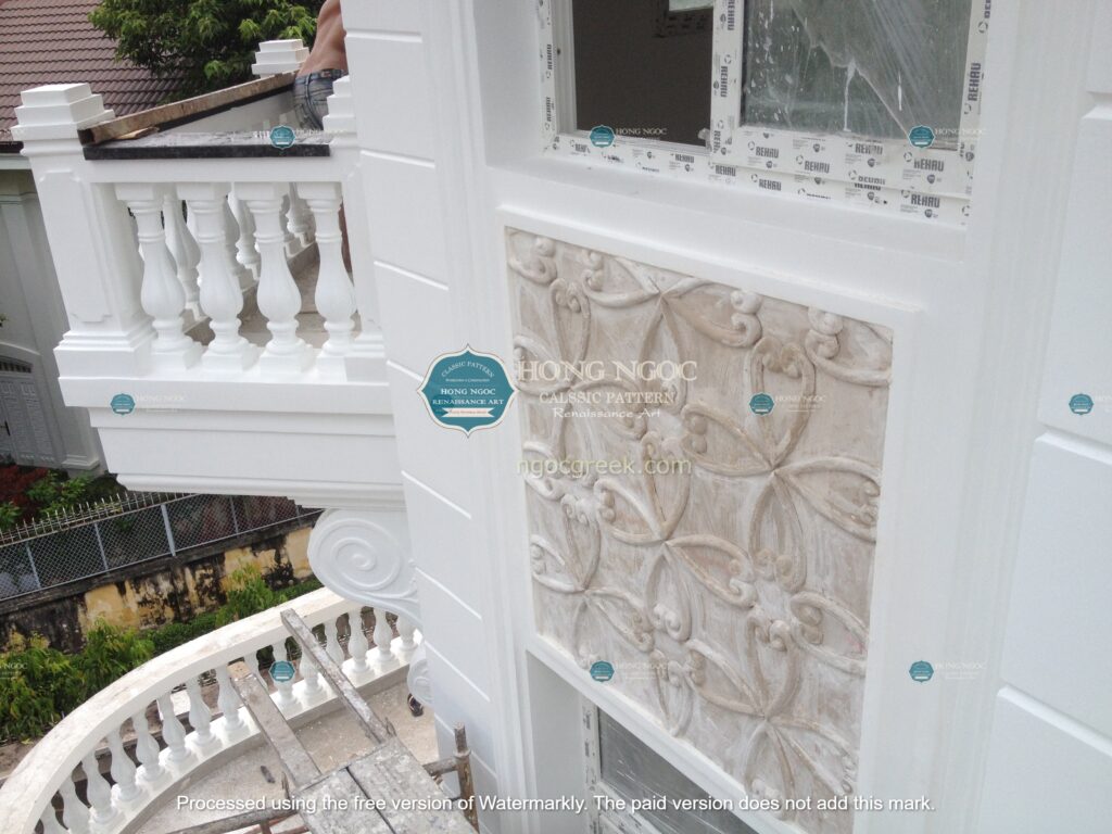 giá đắp tường xi măng nổi 3D