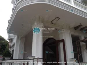 phù điêu xi măng cho văn phòng công ty