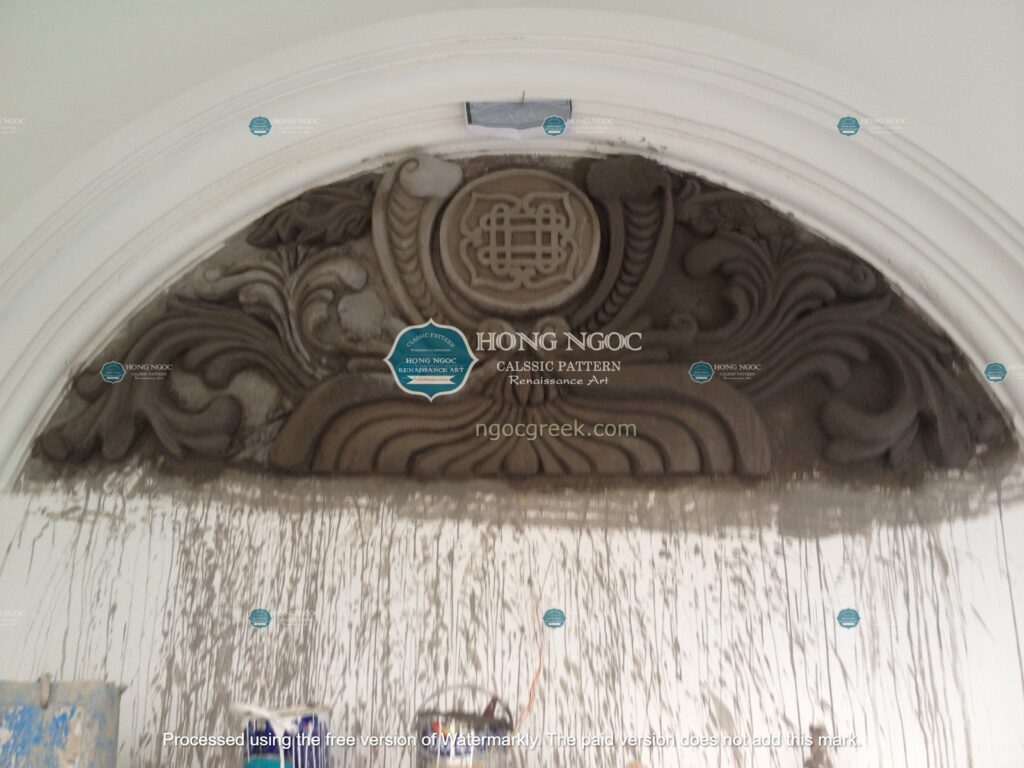 giá tranh phù điêu xi măng phong cảnh