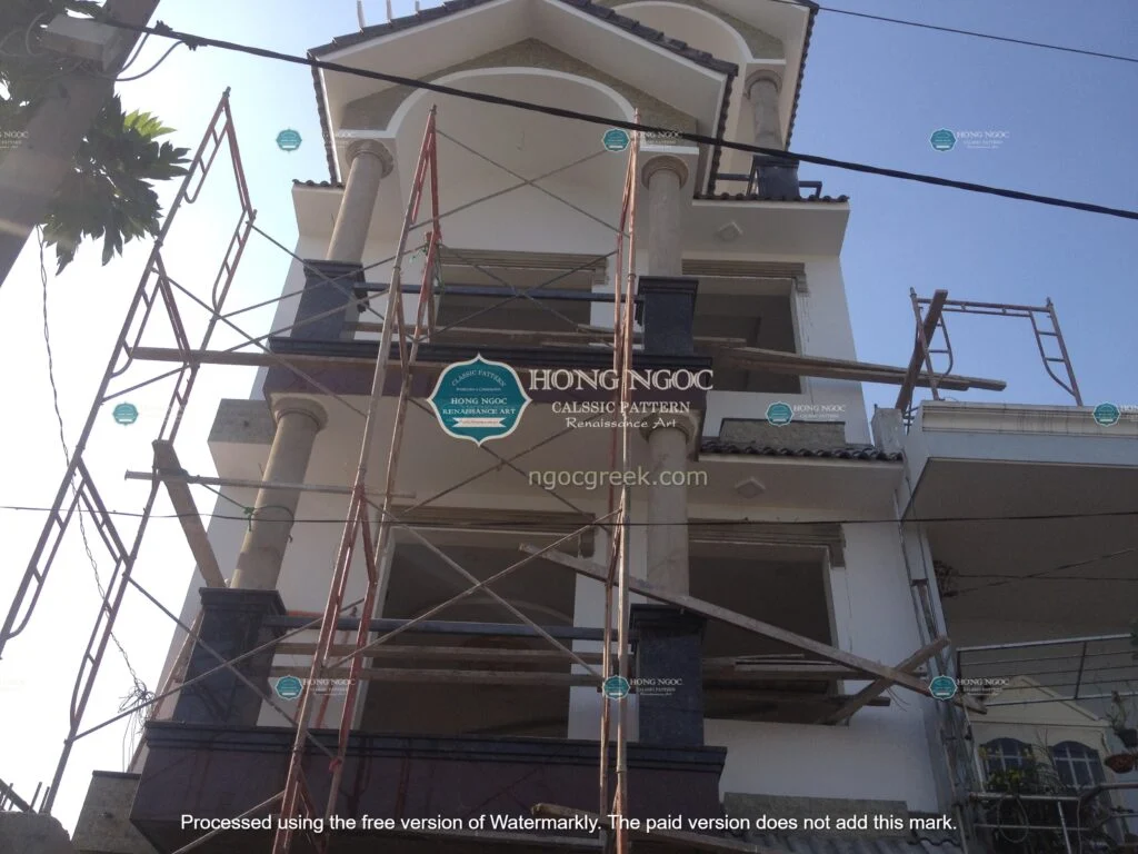 tranh xi măng đắp nổi phong cách Nhật Bản