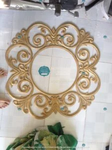 tranh phù điêu xi măng cho nhà hàng BBQ