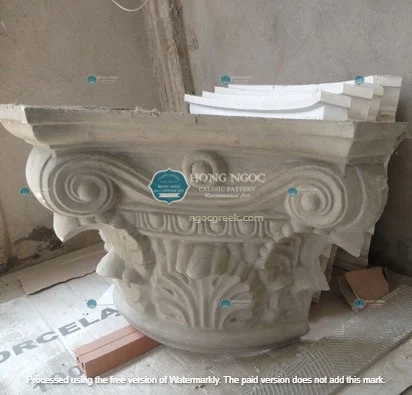 xưởng đắp phù điêu xi măng theo phong cách cổ