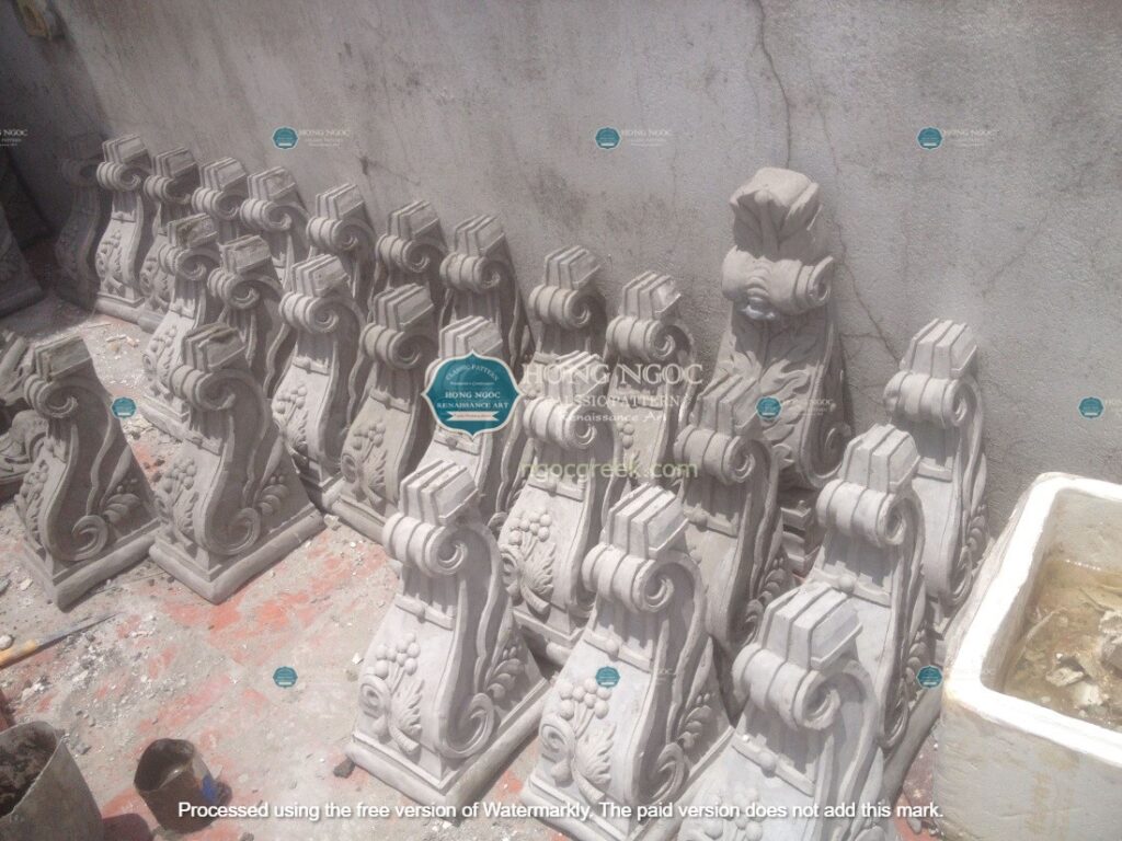 kỹ thuật điêu khắc xi măng nâng cao