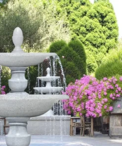 Đài phun 2 tầng Cao 195 x D 110 cm. Không có bể nước