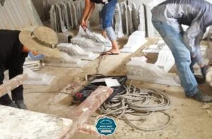 chọn màu sơn cho phù điêu xi măng ngoài trời