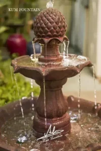 phù điêu xi măng kết hợp đèn chiếu sáng nghệ thuật