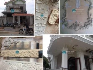 báo giá phù điêu xi măng theo kích thước