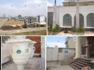 giá đầu cột phù điêu xi măng đúc sẵn