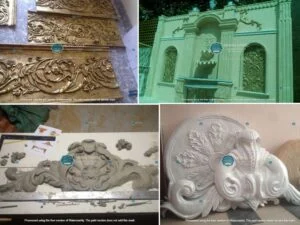 đắp phù điêu bằng xi măng