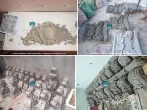 đắp phù điêu xi măng