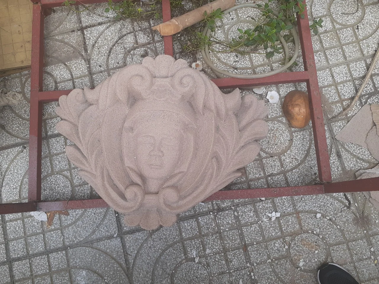 giá phụ kiện gắn phù điêu xi măng trang trí